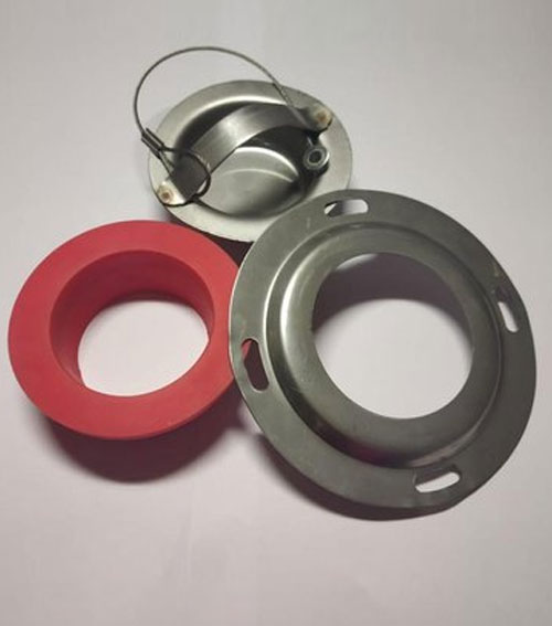 aluminium inspection plug for insulated pipe inspection